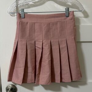 Pink Pleated Women's Mini Skirt XS/S